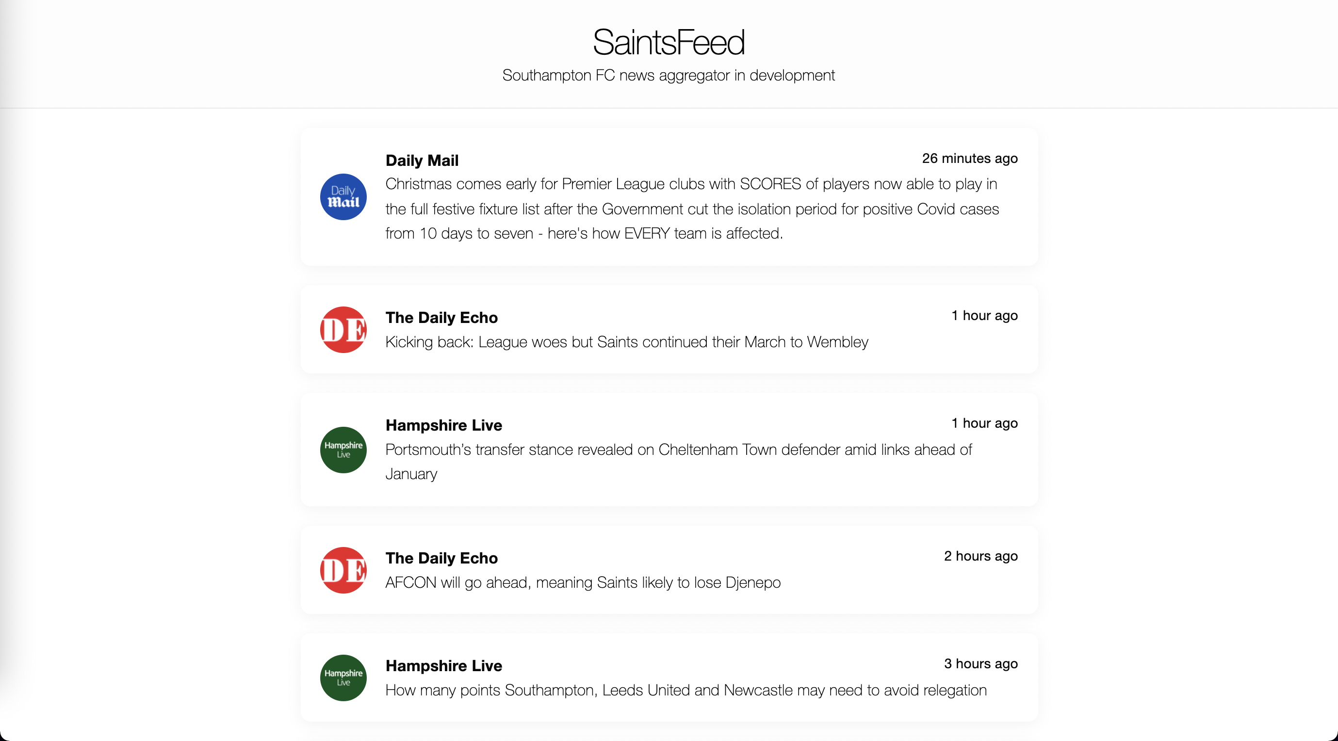 SaintsFeed